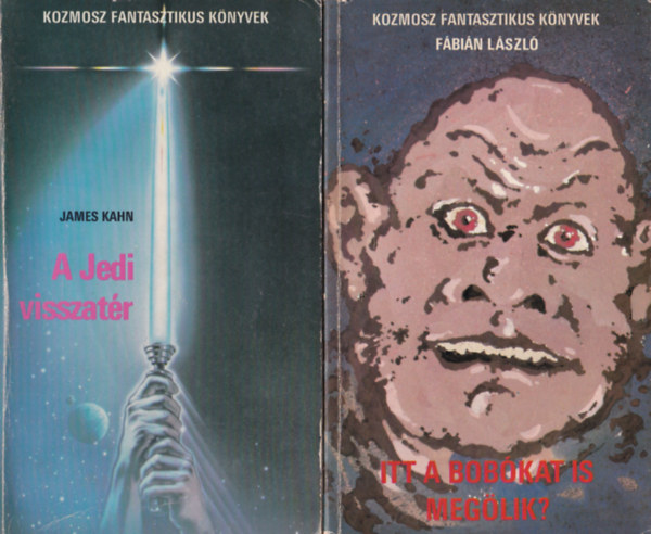 Bohdan Petecki, Stanislaw Lem, Fábián László, James Kahn: 4 db Kozmosz: A Jedi visszatér, Itt a bobókat is megölik, Az úr hangja, Messier 13 könyv