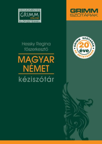 Magyar-német kéziszótár könyv