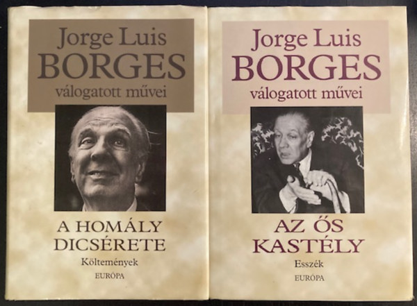 Jorge Luis Borges: Az ős kastély - Esszék + A homály dícsérete - Költemények (2 kötet 📚) könyv