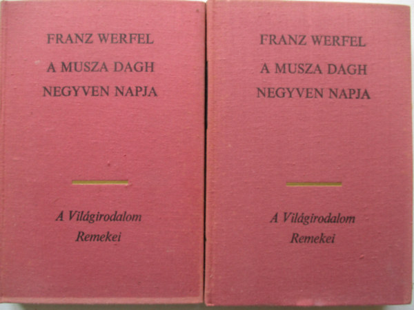 Franz Werfel: A Musza Dagh negyven napja I-II. antikvár