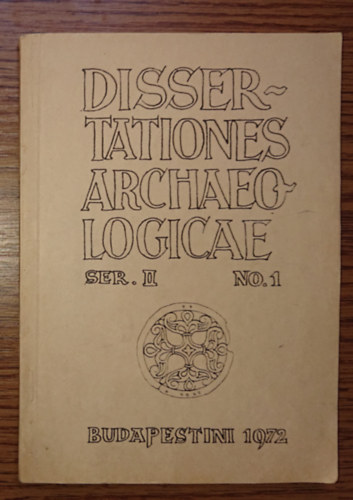 Dissertationes Achaeologicae Ser. II. No. 1 antikvár