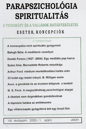 Parapszichológia-Spiritualitás 2005/1. antikvár