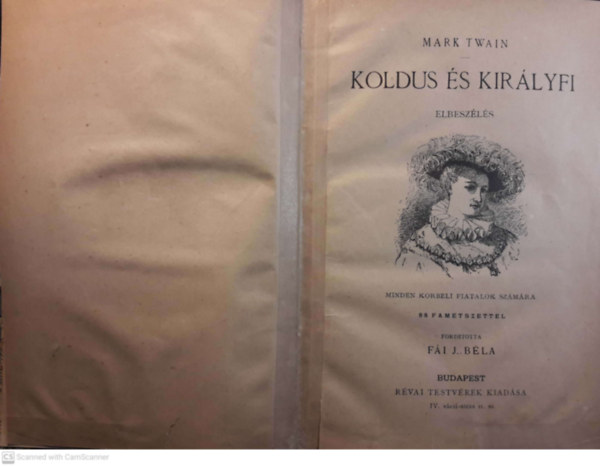 Mark Twain: Koldus és királyfi (Fái J. Béla fordítása) antikvár