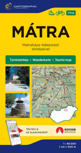 Cartographia Kiadó: Mátra turistatérkép [TT14] könyv