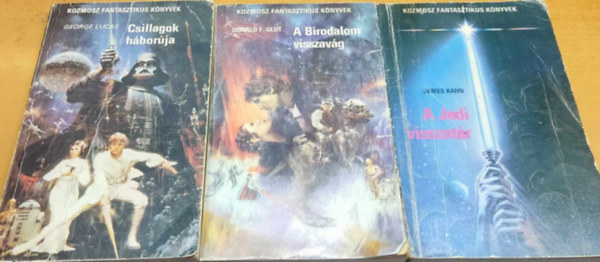 George Lucas; Donald F. Glut; James Kahn: Csillagok háborúja + A Birodalom visszavág + A Jedi visszatér (3 mű) antikvár