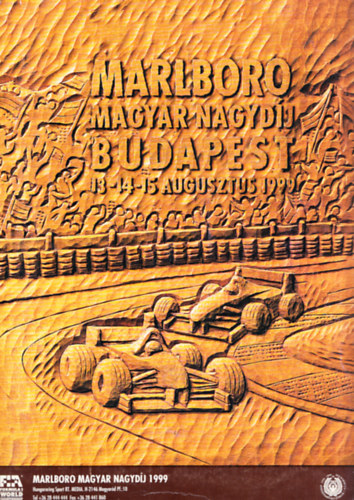 Forma-1 Hungaroring 1999 (Hivatalos sajtóanyag, akkreditált újságírók részére A4-es mappában, könyvárusi forgalomba nem került) antikvár