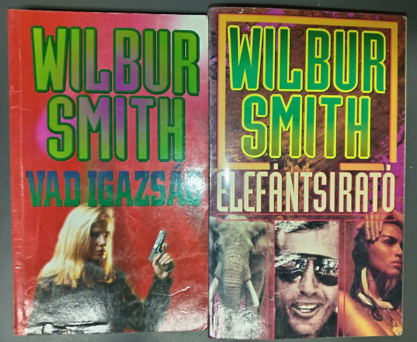 Wilbur Smith: Vad igazság + Elefántsirató (2db Wilbur Smith akcióregény) antikvár