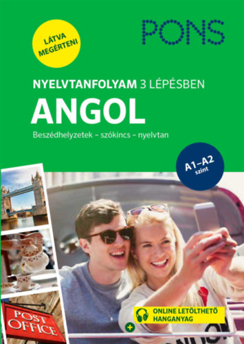 Stuart Amor: PONS Nyelvtanfolyam 3 lépésben ANGOL könyv