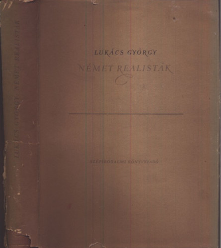 LUKÁCS GYÖRGY: Német realisták antikvár