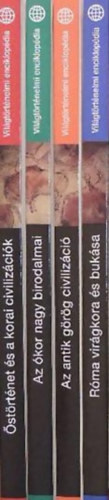 FORDÍTÓ Balogh Orsolya: Világtörténelmi enciklopédia 1-4. ŐSTÖRTÉNET ÉS KORAI CIVILIZÁCIÓK/AZ ÓKOR NAGY BIRODALMAI/AZ ANTIK GÖRÖG CIVILIZÁCIÓ/RÓMA VIRÁGKORA ÉS BUKÁSA antikvár