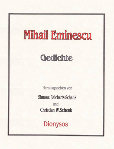 Mihail Eminescu: Gedichte antikvár