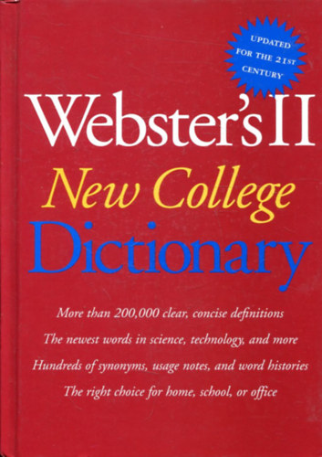 Webster: Webster's New College Dictionary antikvár