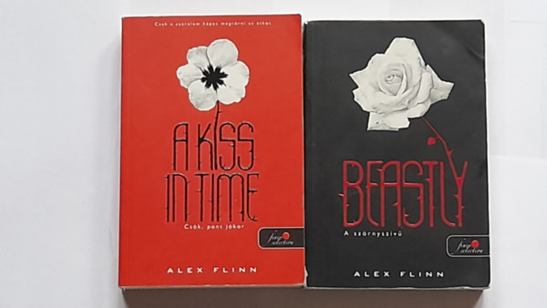 Alex Flinn: Beastly - A szörnyszívű +  A Kiss in Time - Csók, pont jókor (2 mű) antikvár