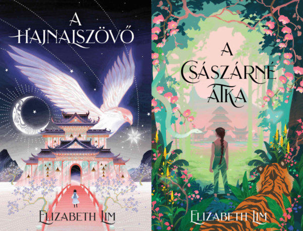 Elizabeth Lim: 2 db KÜLÖNLEGES, ÉLDEKORÁLT KIADÁSÚ Elizabeth Lim regény: A hajnalszövő + A császárné átka antikvár