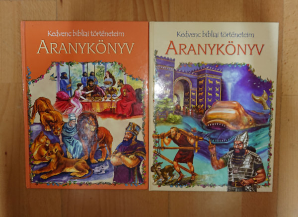 2 kötet a Kedvenc bibliai történeteim című könyvsorozatból: Aranykönyv VII. kötet, Aranykönyv VIII. kötet antikvár