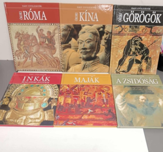 Nagy civilizációk sorozat 1,5,4,8,9 12, (címek a képen) antikvár