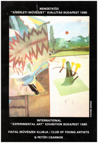 Nemzetközi "kísérleti művészet" kiállítás Budapest 1985 - International "Expermental Art" Exhibition antikvár