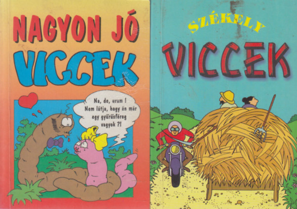 Móré Ákos (szerk.), Gipsz Elek: 2 db. viccgyűjtemény (Nagyon jó viccek + Székely viccek) könyv