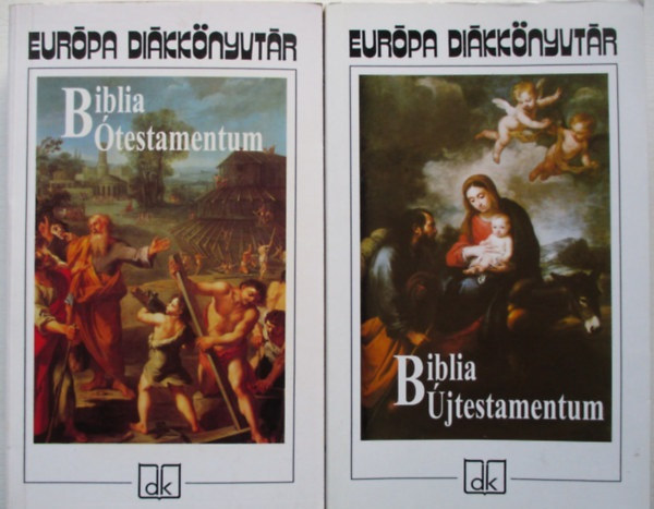 Biblia - Ótestamentum + Biblia - Újtestamentum (Európa diákkönyvtár) antikvár