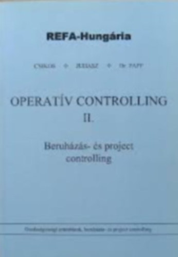 Operatív Controlling I-III antikvár