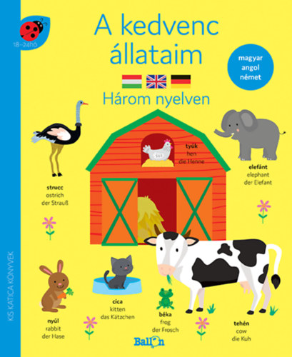 A kedvenc állataim - Három nyelven antikvár
