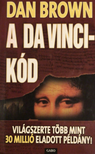Dan Brown: A Da vinci-kód antikvár