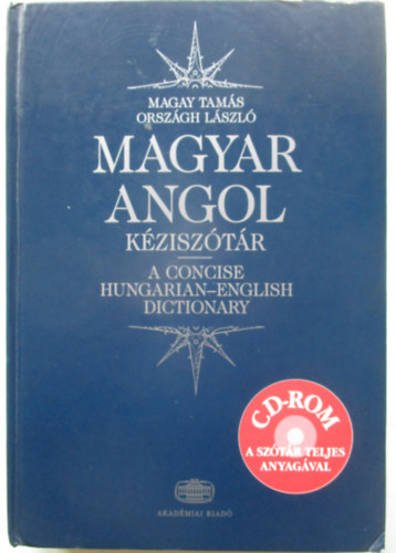Magay Tamás-Országh László: Magyar-angol kéziszótár antikvár