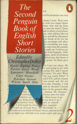 Edited by Christopher Dolley: : The second Penguin book of english short stories antikvár