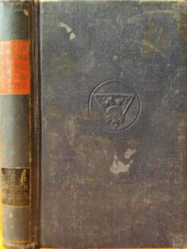 Edmund Prof. Klatt: Langenscheidts Taschenwörterbuch der englischen und deutschen Sprache (Deutsch-Englisch) antikvár