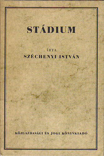 Széchenyi István: Stádium antikvár