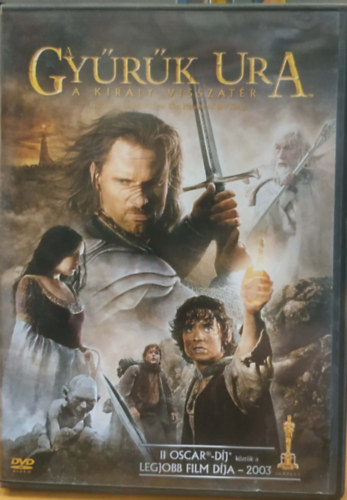 Jackson Steve: A Gyűrűk Ura - A király visszatér - Bővített, extra változat (2 DVD) antikvár