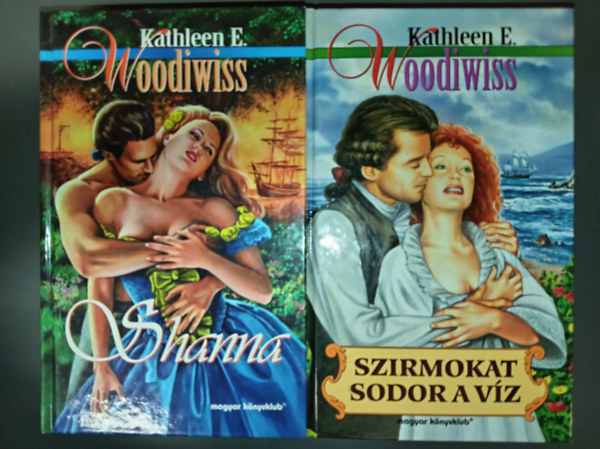 Kathleen E. Woodiwiss: Shanna + Szirmokat sodor a víz (2db) antikvár