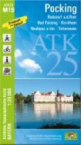 ATK25-M19 Pocking (Amtliche Topographische Karte 1:25000) idegen