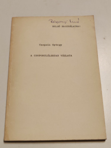 Csepeli György: A csoportlélektan vázlata antikvár