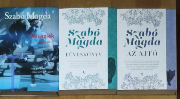 Szabó Magda: 2db életrajzi vonatkozású Szabó Magda mű + ajándék mű (összesen 3db könyv) - Füveskönyv, Az ajtó + Nyusziék-Naplók 1950-1958 antikvár