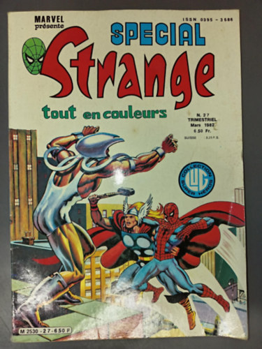 Marvel Présente: Special Strange tout en couleurs N. 27 (1982 Mars; ISSN 0395 - 3688) antikvár