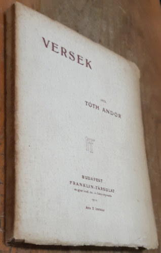 Tóth Andor: Versek antikvár