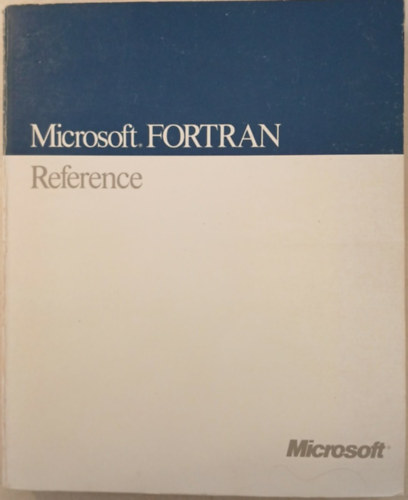 Microsoft Fortran Reference antikvár