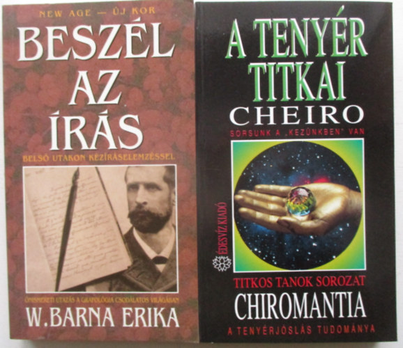 W. Barna Erika, Cheiro: Beszél az írás + A tenyér titkai ( 2 kötet ) antikvár