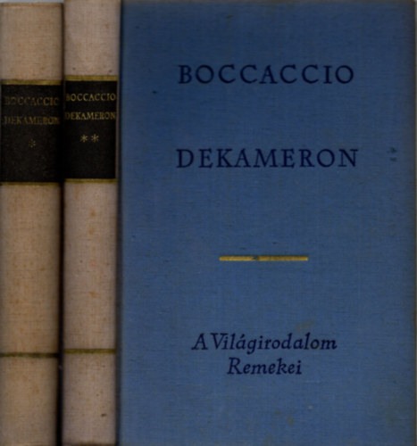 Giovanni Boccaccio: Dekameron I-II. antikvár
