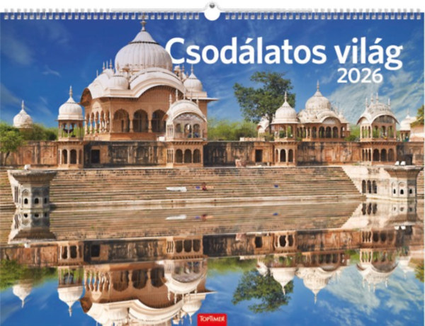 Csodálatos világ falinaptár 42x31 cm - 2026 naptár