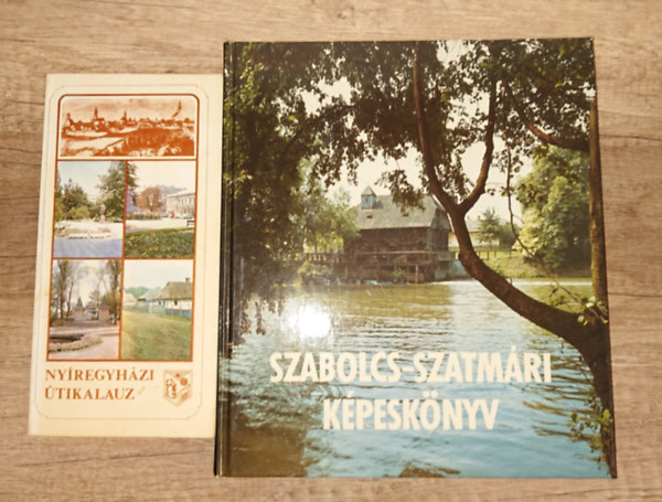 2 útikönyv a  Szabolcs-Szatmárba készülőknek: Nyíregyházi útikalauz + Dzabolcs-szatmáári képeskönyv antikvár