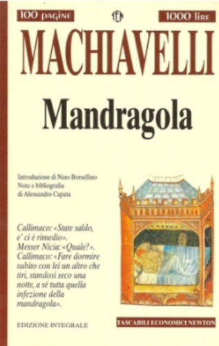 Niccolo Machiavelli: Mandragola - 100 pagine, 1000 lire antikvár