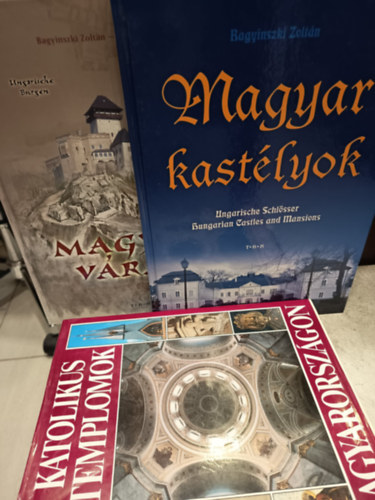 Bagyinszky Zoltán, Dercsényi Balázs: Magyarország album könyvcsomag 3 darabos: Magyar várak, Magyar kastélyok, Katolikus templomok Magyarországon antikvár