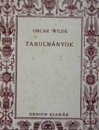 Oscar Wilde: Tanulmányok (Wilde) antikvár