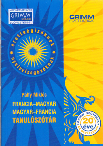 Francia-magyar, magyar-francia tanulószótár antikvár