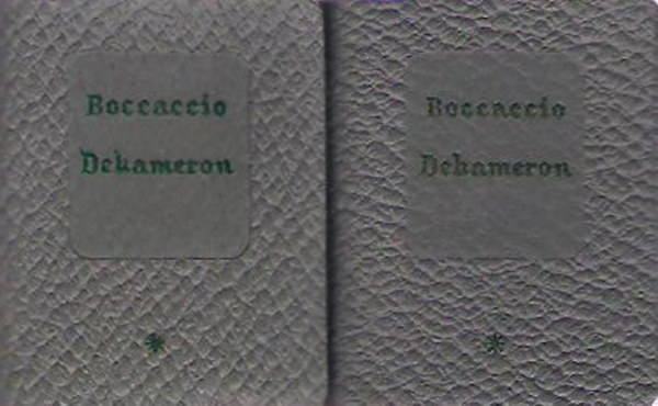 Giovanni Boccaccio: Dekameron (válogatás) I-II. (minikönyv) antikvár