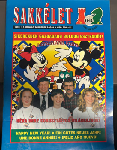 Ozsváth András (fel.szerk.): Sakkéet 11-12 1998 antikvár