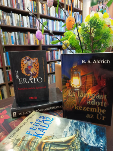 Pu Ji, B.S. Aldrich, Fred Mustard Stewart: Világirodalom könyvcsomag 4 darabos KÖNYVMENTŐ AJÁNLAT: Az utolsó kínai császár voltam, Orosz Erato - Szendvics vörös kaviárral, És lámpást adott kezembe az Úr, A fehér kalóz antikvár