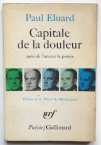 Paul Eluard: Capitale de la douleur antikvár